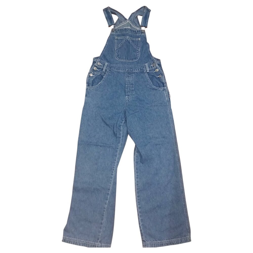 Limited too light wash denim overalls